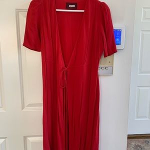 Reformation Red cocktail dress size small